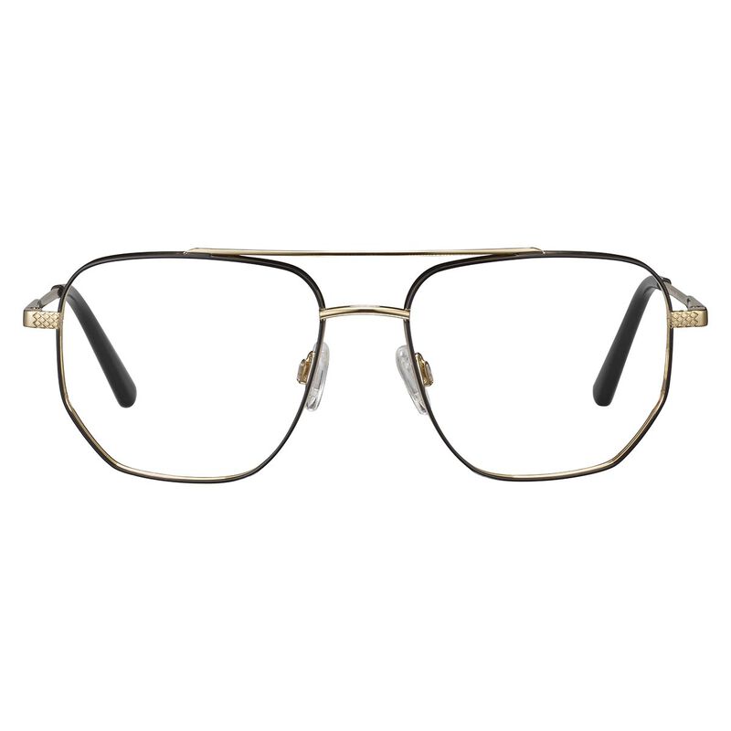 FOLLEN OPTIC, Shiny Light Gold - Black Front-Demo Lens, hi-res image number null